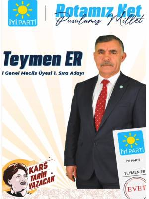 Teymer Er, 31 Mart İçin Sahada!