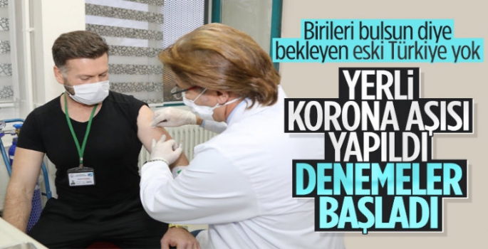 Türkiye'de Üretilen Yerli Korona Aşısında İnsan Denemeleri Başladı