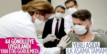 Türkiye'de Üretilen Yerli Korona Aşısında Faz-1 Çalışmaları Tamamlandı