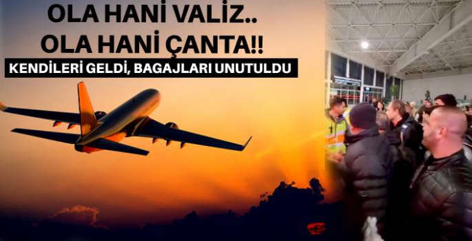 Uçak Geldi, Bagajlar İzmir'de Unutuldu!