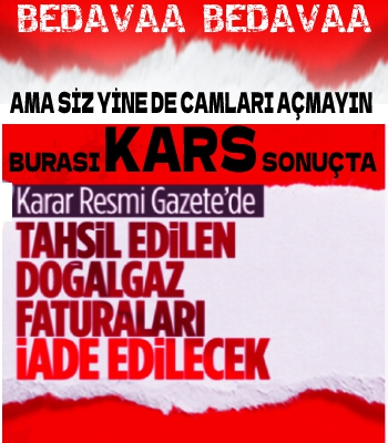 Ücretsiz doğalgaz kararı Resmi Gazete'de