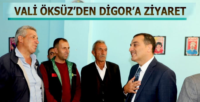 Vali Öksüz'den Digor'a Ziyaret