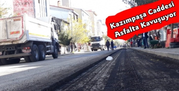 Vali Öksüz Talimat Verdi Kazımpaşa Caddesi Sıcak Asfalt Oluyor