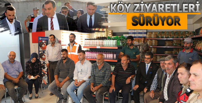 Vali Öksüz'ün Köy Ziyaretleri Devam Ediyor