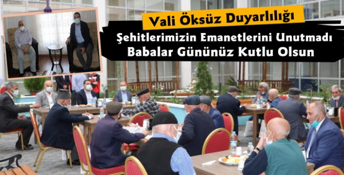 Vali Türker Öksüz Şehit Babalarını Unutmadı