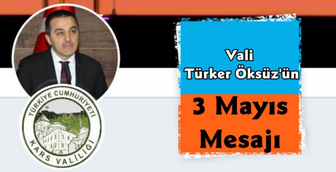 Vali Türker Öksüz'ün 3 Mayıs Dünya Basın Özgürlüğü Mesajı