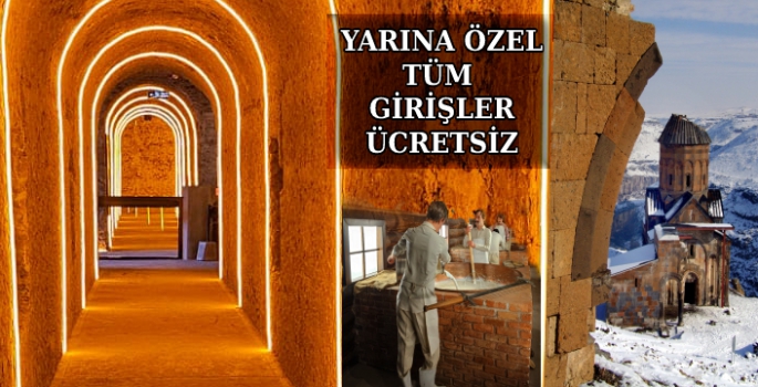 Yarın Kars'taki Tüm Müzeler Ani Örenyeri'nin Girişi Ücretsiz!