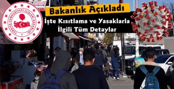 Yeni Korona Tedbirleriyle İlgili Tüm Detaylar Açıklandı