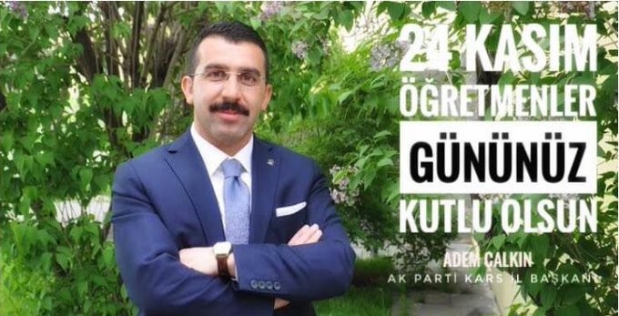 Adem Çalkın'ın 24 Kasım Öğretmenler Günü Mesajı