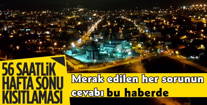 Hafta Sonunu Kapsayan Sokağa Çıkma Yasağı Bu Akşam Başlıyor